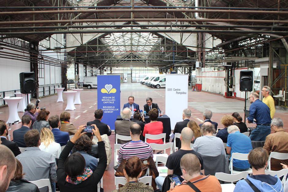 Rudi Vervoort en Serge Lasvignes (Copyright Rudi Vervoort) Rudi Vervoort en Serge Lasvignes (Copyright Rudi Vervoort)