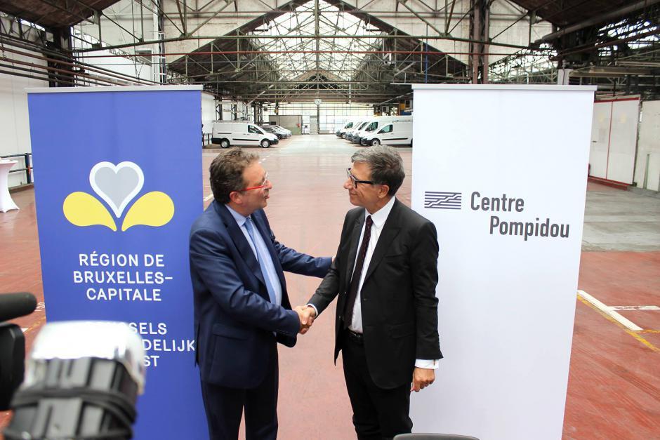 Rudi Vervoort en Serge Lasvignes (Copyright Rudi Vervoort) Rudi Vervoort en Serge Lasvignes (Copyright Rudi Vervoort)